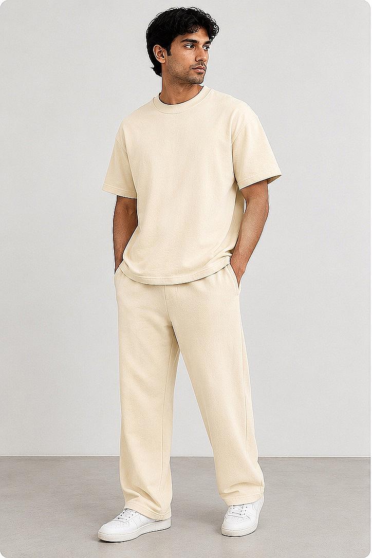Relaxed Cord Set in Beige