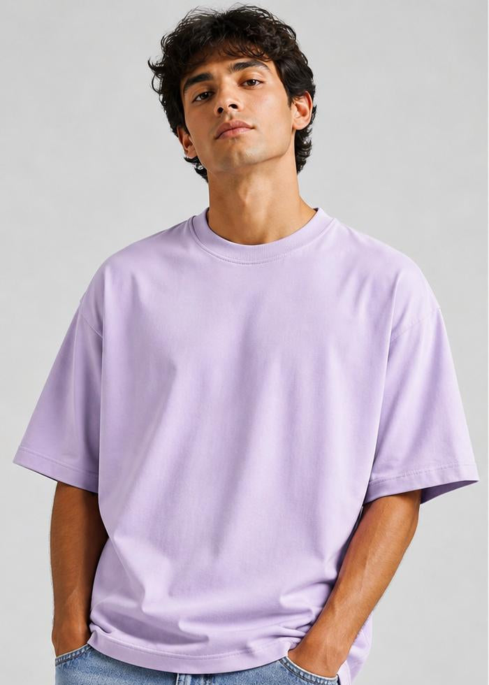 Drop Shoulder Oversized in Lavender